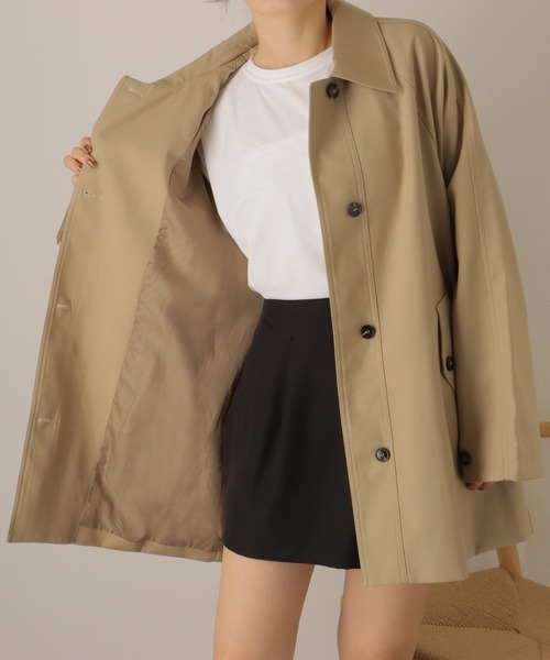 soutien collar middle coat /ラグラン ミドル丈 オーバーサイズ