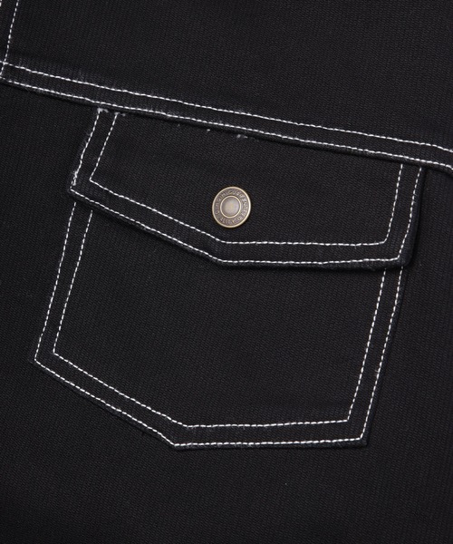 Noen(ノエン)の「ジップショートダックブルゾン【セットアップ対応】(ブルゾン・メンズ・ブラック/ベージュ・LARGE/MEDIUM)」の5枚目の写真