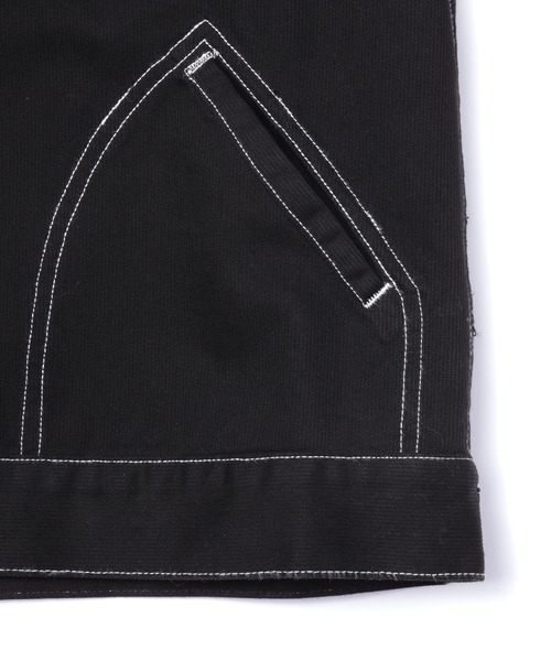 Noen(ノエン)の「ジップショートダックブルゾン【セットアップ対応】(ブルゾン・メンズ・ブラック/ベージュ・LARGE/MEDIUM)」の8枚目の写真