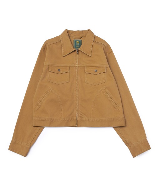 Noen(ノエン)の「ジップショートダックブルゾン【セットアップ対応】(ブルゾン・メンズ・ブラック/ベージュ・LARGE/MEDIUM)」の18枚目の写真