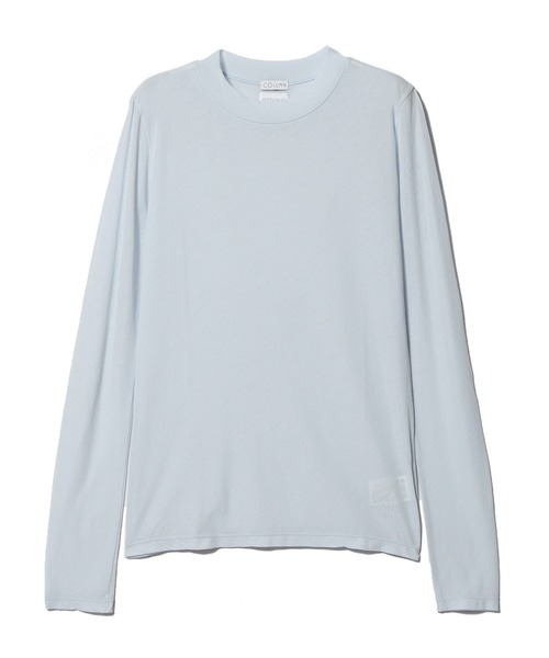 COLUMN(コラム)の「COLUMN / シアーカットロングスリーブカットソー(Tシャツ/カットソー・レディース・ライトグレー/ブラック/ライトブルー/イエロー・FREE)」の4枚目の写真