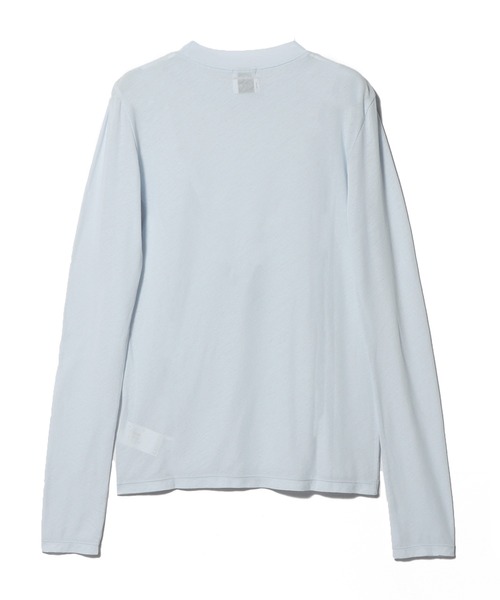 COLUMN(コラム)の「COLUMN / シアーカットロングスリーブカットソー(Tシャツ/カットソー・レディース・ライトグレー/ブラック/ライトブルー/イエロー・FREE)」の5枚目の写真
