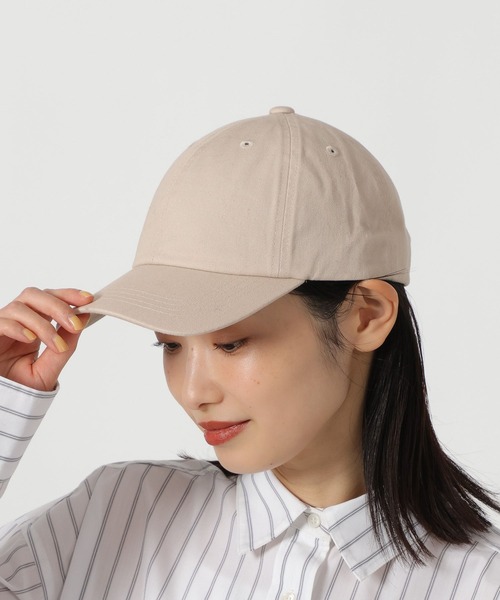 LAKOLE（ラコレ）の「ベーシックツイルキャップ / 284175（キャップ・レディース・チャコール/ライトグリーン/グレー/ブラック/ダークブラウン/梅/ライトベージュ・FREE）」の5枚目の写真