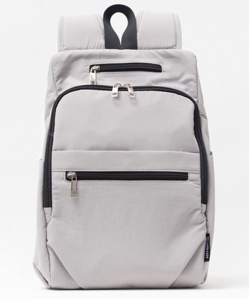 HusHusH（ハッシュアッシュ）の「【新色追加】HusHusH ハッシュアッシュ 人間工学 ナイロンリュック（バックパック/リュック・レディース・グレー/ブラック・フリー）」の11枚目の写真