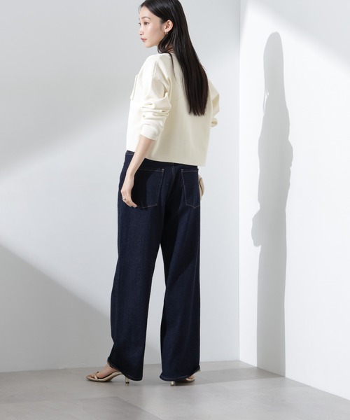 NANO universe（ナノユニバース）の「洗濯機洗可UVカット総針ニットカーディガン（カーディガン/ボレロ・レディース・オフホワイト/ブラック/ライトグレー・FREE）」の10枚目の写真