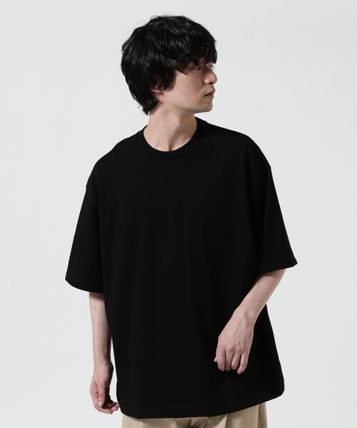 ATON(エイトン)の「ATON (エイトン)12/- AIR SPININNG | LOOSE FIT T-SHIRT(Tシャツ/カットソー・メンズ・ホワイト/ブラック・4/2/6)」の1枚目の写真