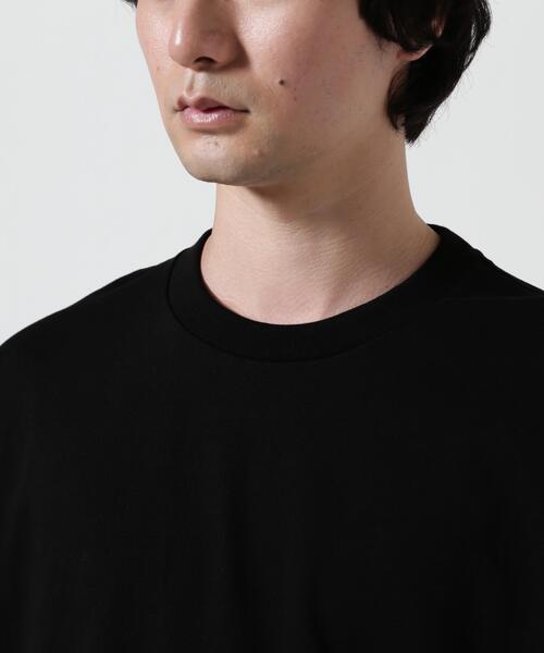 ATON(エイトン)の「ATON (エイトン)12/- AIR SPININNG | LOOSE FIT T-SHIRT(Tシャツ/カットソー・メンズ・ホワイト/ブラック・4/2/6)」の5枚目の写真