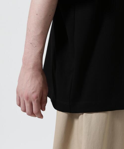 ATON(エイトン)の「ATON (エイトン)12/- AIR SPININNG | LOOSE FIT T-SHIRT(Tシャツ/カットソー・メンズ・ホワイト/ブラック・4/2/6)」の7枚目の写真