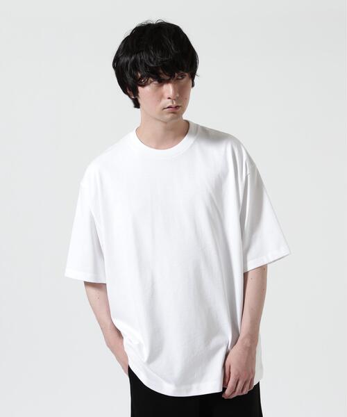 ATON(エイトン)の「ATON (エイトン)12/- AIR SPININNG | LOOSE FIT T-SHIRT(Tシャツ/カットソー・メンズ・ホワイト/ブラック・4/2/6)」の12枚目の写真