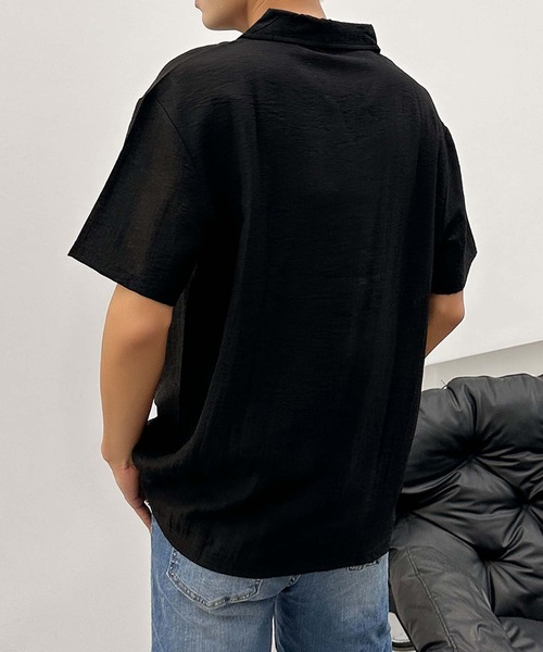 aimoha（アイモハ）の「【aimoha neo】Urban Polo Shirt (SS)（ポロシャツ・メンズ・ブラック/チョコ/ホワイト・XXX-LARGE/XX-LARGE/X-LARGE/LARGE）」の15枚目の写真
