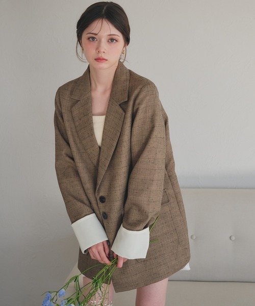 spring tweed tailored jaket / スプリングツイードテーラード
