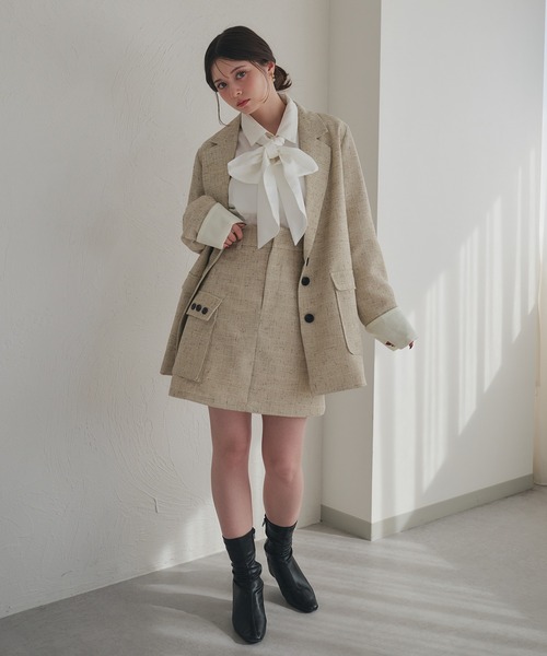 spring tweed tailored jaket / スプリングツイードテーラード