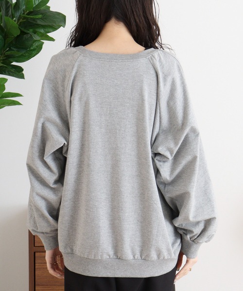 tシャツ ミニ裏毛V空きジップアップブルゾン レディース セール】ミニ裏毛V空きジップアップブルゾン（Tシャツ