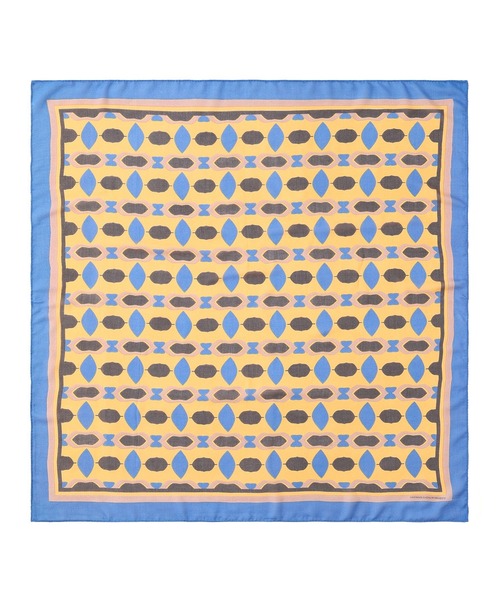 SUBLIME（サブライム）の「(SUBLIME)PATTERN BIG SCARF（バンダナ/スカーフ・レディース・パープル/グレー/オレンジ/ブルー・ONE SIZE）」の10枚目の写真