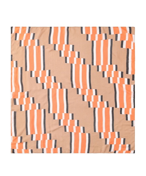 SUBLIME（サブライム）の「(SUBLIME)PATTERN BIG SCARF（バンダナ/スカーフ・レディース・パープル/グレー/オレンジ/ブルー・ONE SIZE）」の11枚目の写真
