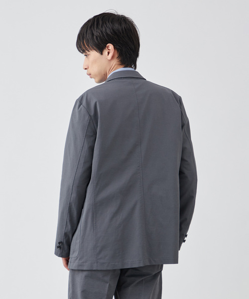 B.C STOCK（ベーセーストック）の「ハイブリッドジャージー テーラードジャケット（テーラードジャケット・メンズ・グレー/ブラック/ネイビー・LARGE/MEDIUM/X-LARGE）」の21枚目の写真