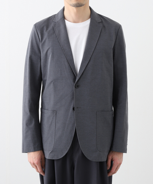 B.C STOCK（ベーセーストック）の「ハイブリッドジャージー テーラードジャケット（テーラードジャケット・メンズ・グレー/ブラック/ネイビー・LARGE/MEDIUM/X-LARGE）」の18枚目の写真