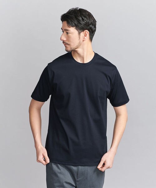 BEAUTY&YOUTH UNITED ARROWS(ビューティーアンドユースユナイテッドアローズ)の「【WEB限定 WARDROBE SMART】NORITAKE スマートフィット Tシャツ(Tシャツ/カットソー・メンズ・ホワイト/ダークグレー/ネイビー/ブラック/ライトグレー・S/M/L/XL)」の5枚目の写真