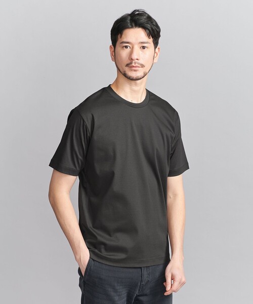 BEAUTY&YOUTH UNITED ARROWS(ビューティーアンドユースユナイテッドアローズ)の「【WEB限定 WARDROBE SMART】NORITAKE スマートフィット Tシャツ(Tシャツ/カットソー・メンズ・ホワイト/ダークグレー/ネイビー/ブラック/ライトグレー・S/M/L/XL)」の4枚目の写真