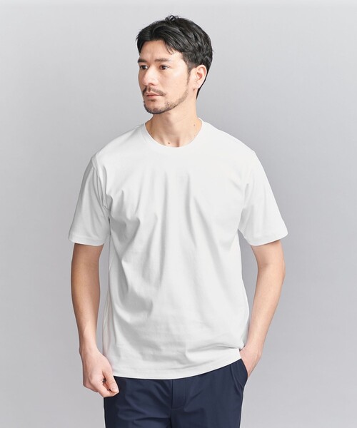 BEAUTY&YOUTH UNITED ARROWS(ビューティーアンドユースユナイテッドアローズ)の「【WEB限定 WARDROBE SMART】NORITAKE スマートフィット Tシャツ(Tシャツ/カットソー・メンズ・ホワイト/ダークグレー/ネイビー/ブラック/ライトグレー・S/M/L/XL)」の6枚目の写真