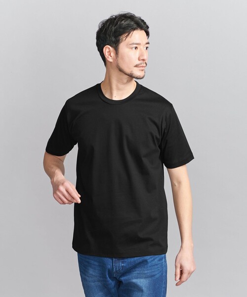 BEAUTY&YOUTH UNITED ARROWS(ビューティーアンドユースユナイテッドアローズ)の「【WEB限定 WARDROBE SMART】NORITAKE スマートフィット Tシャツ(Tシャツ/カットソー・メンズ・ホワイト/ダークグレー/ネイビー/ブラック/ライトグレー・S/M/L/XL)」の7枚目の写真