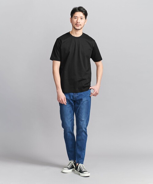 BEAUTY&YOUTH UNITED ARROWS(ビューティーアンドユースユナイテッドアローズ)の「【WEB限定 WARDROBE SMART】NORITAKE スマートフィット Tシャツ(Tシャツ/カットソー・メンズ・ホワイト/ダークグレー/ネイビー/ブラック/ライトグレー・S/M/L/XL)」の8枚目の写真