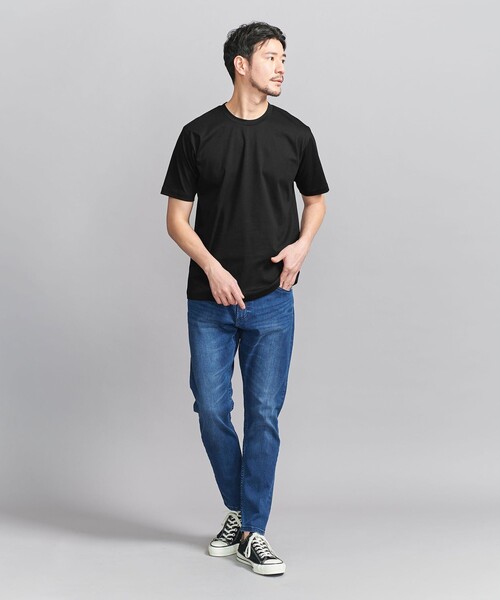 BEAUTY&YOUTH UNITED ARROWS(ビューティーアンドユースユナイテッドアローズ)の「【WEB限定 WARDROBE SMART】NORITAKE スマートフィット Tシャツ(Tシャツ/カットソー・メンズ・ホワイト/ダークグレー/ネイビー/ブラック/ライトグレー・S/M/L/XL)」の9枚目の写真