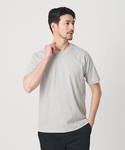 BEAUTY&YOUTH UNITED ARROWS(ビューティーアンドユースユナイテッドアローズ)の「【WEB限定 WARDROBE SMART】NORITAKE スマートフィット Tシャツ(Tシャツ/カットソー・メンズ・ホワイト/ダークグレー/ネイビー/ブラック/ライトグレー・S/M/L/XL)」の10枚目の写真