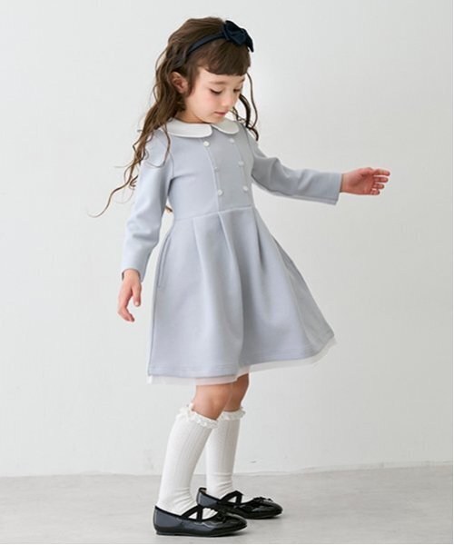 petit main（プティマイン）の「【POLO BCS】ポンチワンピース（ワンピース・キッズ・ライトピンク/グレー・80ｃｍ/90cm/110cm/100cm/120cm/130cm）」の19枚目の写真