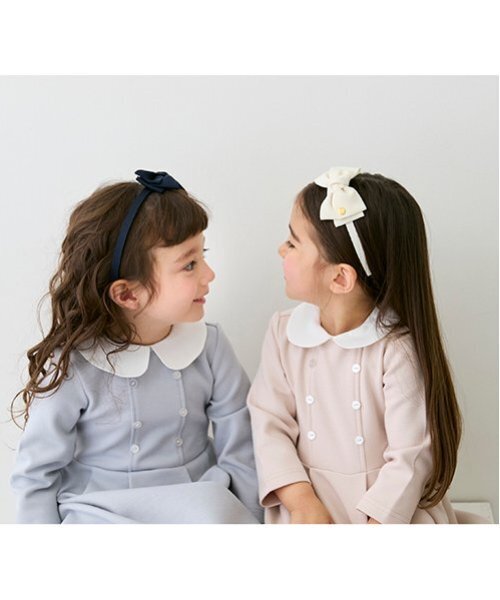 petit main（プティマイン）の「【POLO BCS】ポンチワンピース（ワンピース・キッズ・ライトピンク/グレー・80ｃｍ/90cm/110cm/100cm/120cm/130cm）」の5枚目の写真