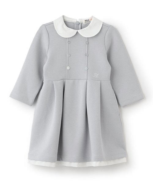 petit main（プティマイン）の「【POLO BCS】ポンチワンピース（ワンピース・キッズ・ライトピンク/グレー・80ｃｍ/90cm/110cm/100cm/120cm/130cm）」の7枚目の写真