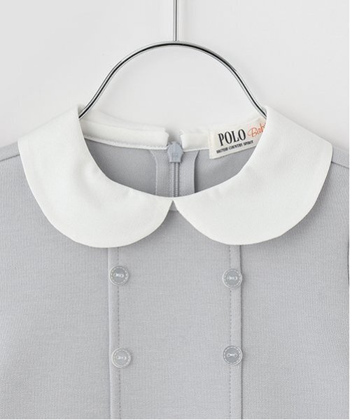 petit main（プティマイン）の「【POLO BCS】ポンチワンピース（ワンピース・キッズ・ライトピンク/グレー・80ｃｍ/90cm/110cm/100cm/120cm/130cm）」の9枚目の写真