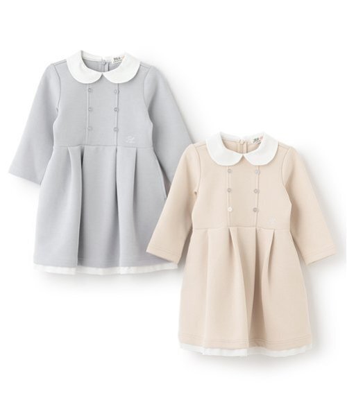 petit main（プティマイン）の「【POLO BCS】ポンチワンピース（ワンピース・キッズ・ライトピンク/グレー・80ｃｍ/90cm/110cm/100cm/120cm/130cm）」の17枚目の写真
