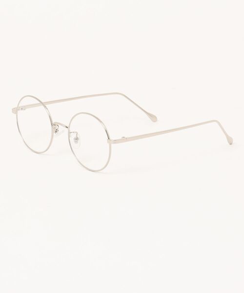 セール】ROUND CLEAR LENS GLASSES / メタルフレーム ラウンド型