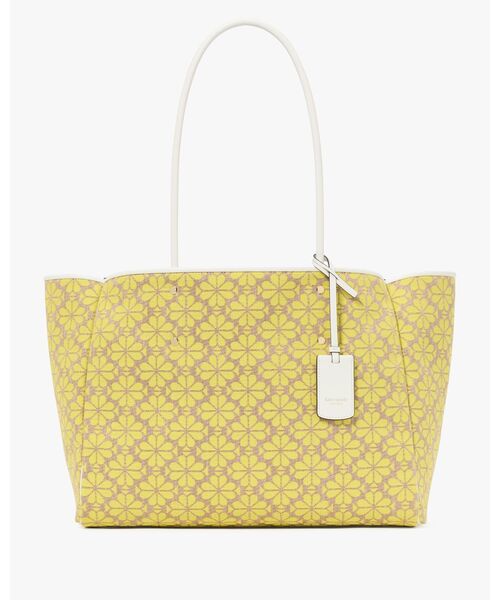 KATE SPADE スペードフラワー ラージ エブリシング トート セール】スペード フラワー ジャカード ラージ エブリシング