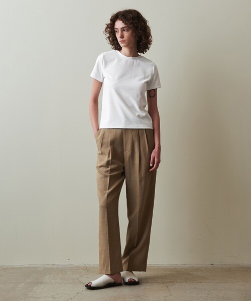 Steven Alan(スティーブンアラン)の「<Steven Alan>パイル ショートスリーブ Tシャツ(Tシャツ/カットソー・レディース・ネイビー/ダークグレー/ホワイト・FREE)」の5枚目の写真
