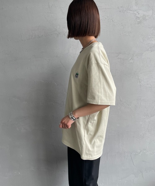 CHUMS（チャムス）の「【WEB限定】[CHUMS/チャムス] BOOBY SUSHI FRIENDS バックプリント ショートスリーブTシャツ（Tシャツ/カットソー・レディース・ホワイト/ピンク/ブラック/グレイッシュベージュ・M/L/XL）」の9枚目の写真