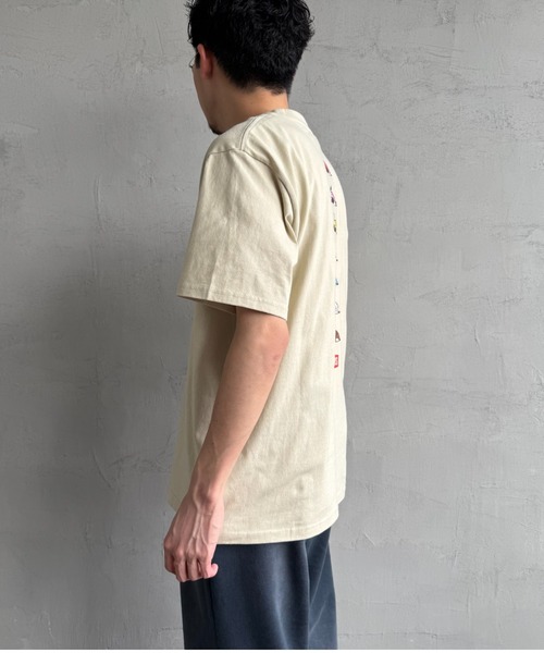 CHUMS（チャムス）の「【WEB限定】[CHUMS/チャムス] BOOBY SUSHI FRIENDS バックプリント ショートスリーブTシャツ（Tシャツ/カットソー・レディース・ホワイト/ピンク/ブラック/グレイッシュベージュ・M/L/XL）」の19枚目の写真