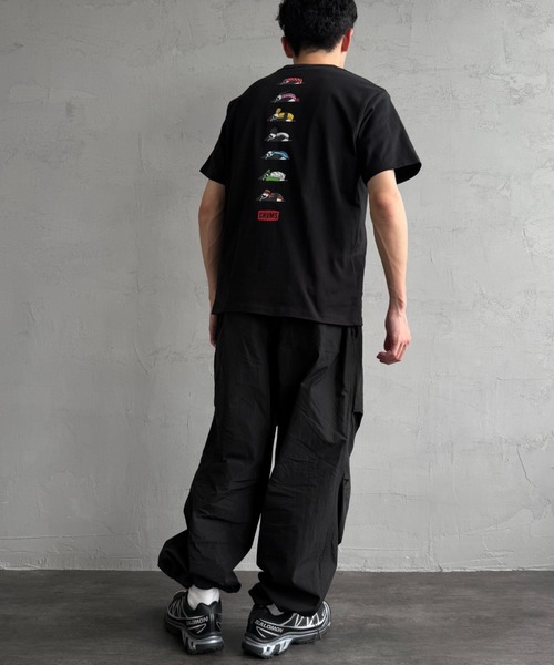 CHUMS（チャムス）の「【WEB限定】[CHUMS/チャムス] BOOBY SUSHI FRIENDS バックプリント ショートスリーブTシャツ（Tシャツ/カットソー・レディース・ホワイト/ピンク/ブラック/グレイッシュベージュ・M/L/XL）」の7枚目の写真