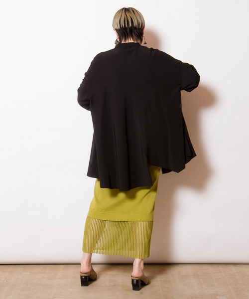 OSMOSIS(オズモーシス)の「アシンメトリーフレアーブラウス(シャツ/ブラウス・レディース・ホワイト/グリーン系その他/ブラック・ONE SIZE)」の22枚目の写真