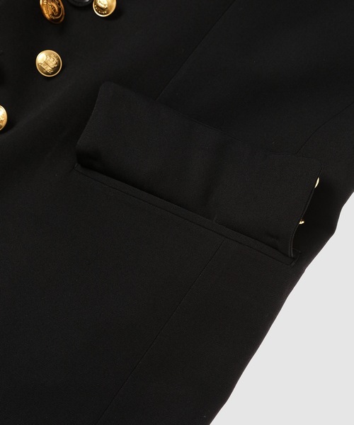 TAKAHIROMIYASHITATheSoloIst.（タカヒロミヤシタザソロイスト）の「3b brit jacket.(gold buttons)（テーラードジャケット・メンズ・ブラック/レッド・46）」の8枚目の写真
