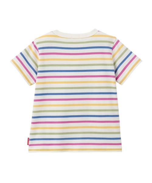 MIKI HOUSE(ミキハウス)の「【WEB限定】ボーダー半袖Tシャツ(Tシャツ/カットソー・キッズ・マルチ/グレー/レッド系その他・140cm/150cm/80cm/90cm/110cm/100cm/130cm/120cm)」の14枚目の写真