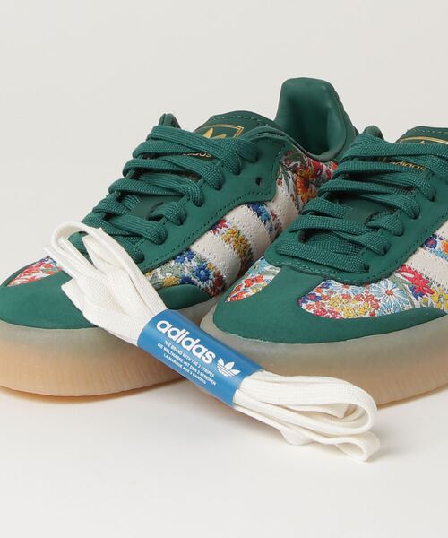ADIDAS サンバ×リバティロンドン 花刺繍スニーカー Amazon | [アディダス] サンベー × リバティ・ロンドン W SAMBAE