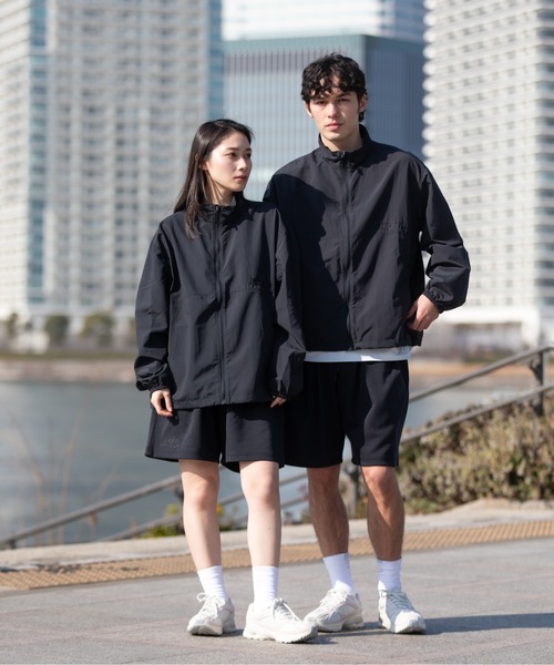 【UNDER ARMOUR】新品 未使用品　ナイロンジャケット　黒　LG★ LOOSE STORM 裏フリース フルジップ ジャケット ARMOUR FLEECE