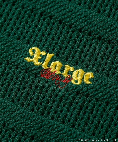 XLARGE×BOB MARLEY メッシュニットポロシャツ XLARGE×BOB MARLEY メッシュニットポロシャツ