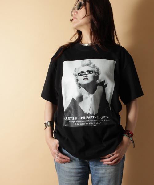 LIBERTY CITY（リバティシティ）の「【LIBERTY CITY/リバティーシティ】 [I AM TOUGH] Tシャツ（Tシャツ/カットソー・メンズ・ホワイト/ブラック・2/3/4）」の2枚目の写真