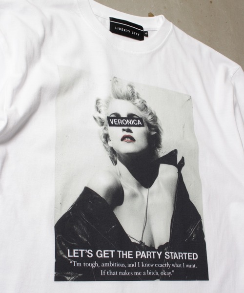 LIBERTY CITY（リバティシティ）の「【LIBERTY CITY/リバティーシティ】 [I AM TOUGH] Tシャツ（Tシャツ/カットソー・メンズ・ホワイト/ブラック・2/3/4）」の5枚目の写真