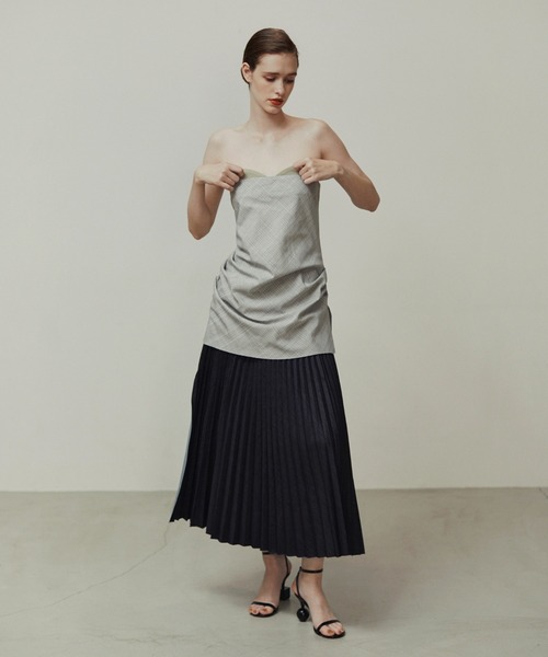 iRENE(アイレネ)の「キャットアイビスチェ / Cat Eye Bustier(チューブトップ・レディース・マルチ/グレー・36/38)」の22枚目の写真