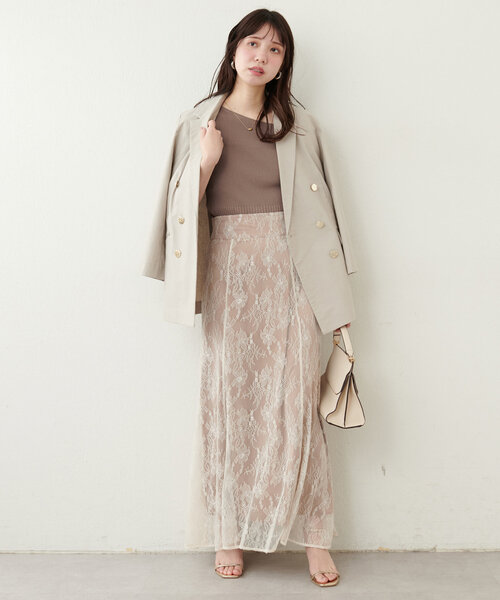 natural couture(ナチュラルクチュール)の「アシメネックリブ半袖ニット(ニット/セーター・レディース・モカ/ミント/ピンク/ブルー/オフホワイト/ブラック・FREE)」の15枚目の写真