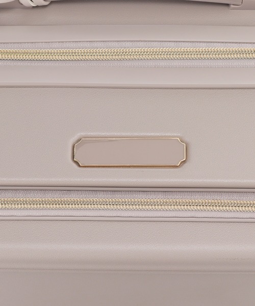 Jewelna Rose（ジュエルナローズ）の「コゼット・スーツケース Mサイズ  55L 05542（スーツケース/キャリーバッグ・レディース・ホワイト/グレイッシュベージュ/イエロー・FREE）」の19枚目の写真